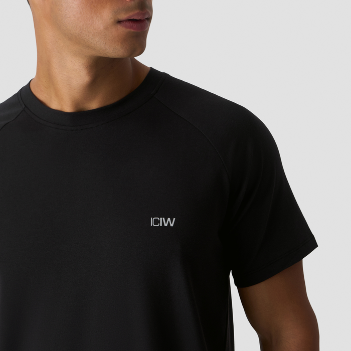 Workout Raglan T-shirt Svart