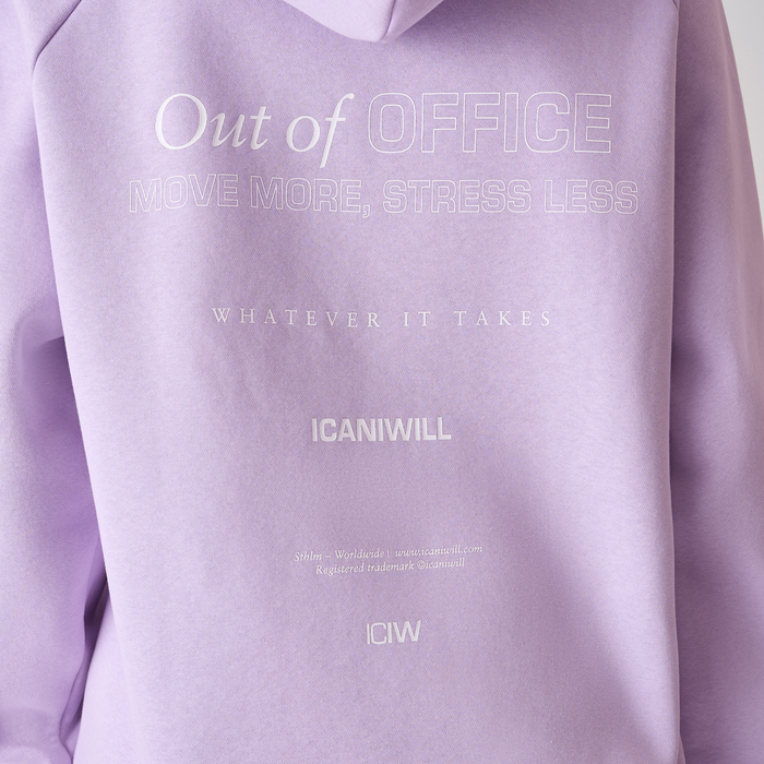 Everyday Hoodie Print Lila