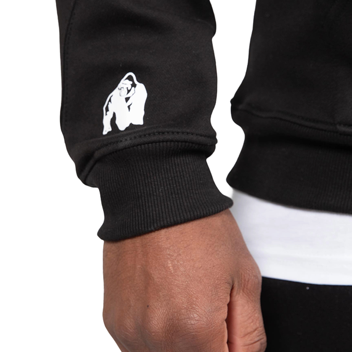 Utah Zipped Hoodie Svart