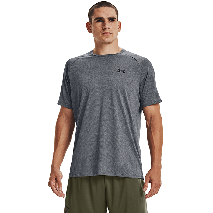 UA Tech 2.0 SS Tee Novelty Stealth Gray