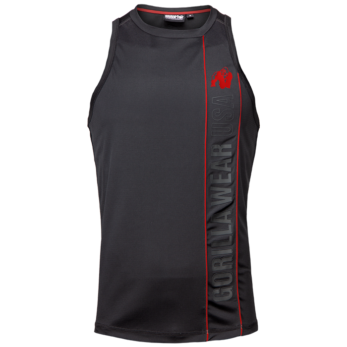 Läs mer om Branson Tank Top, Black/Red