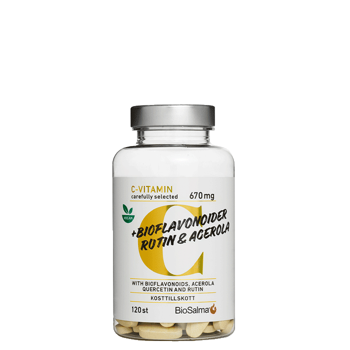 C-vitamin 670 mg bioflavonoider 120 tabletter