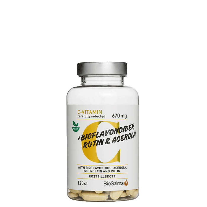 C-vitamin 670 mg Vegansk 120 tabletter
