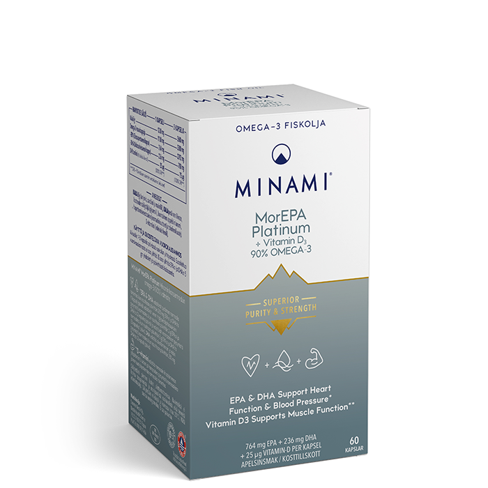 MorEPA Platinum Omega-3 90% 60 kapslar