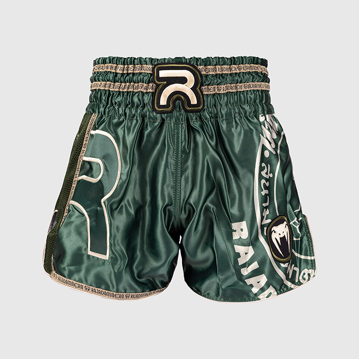 Venum Rajadamnern Muay Thai Shorts Gr&ouml;n