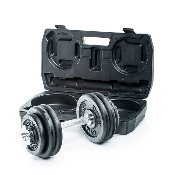 Läs mer om Adjustable Dumbbell Set, 15kg