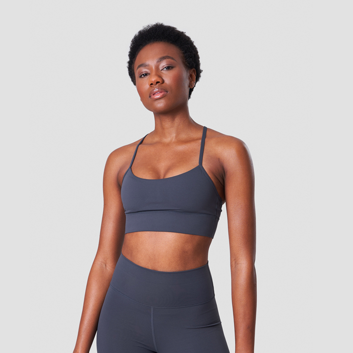 Nimble Strappy Sports Bra Anthracite