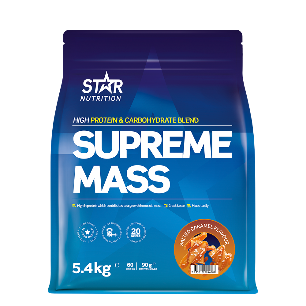 Supreme Mass, 5400 g, Salted Caramel Kort datum