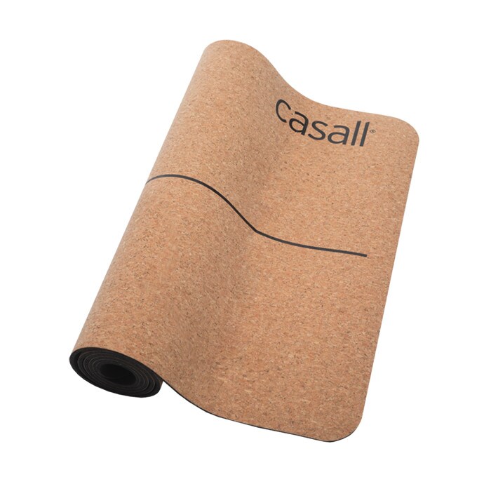 Yoga Mat Natural Cork 5mm Natural Cork/Black