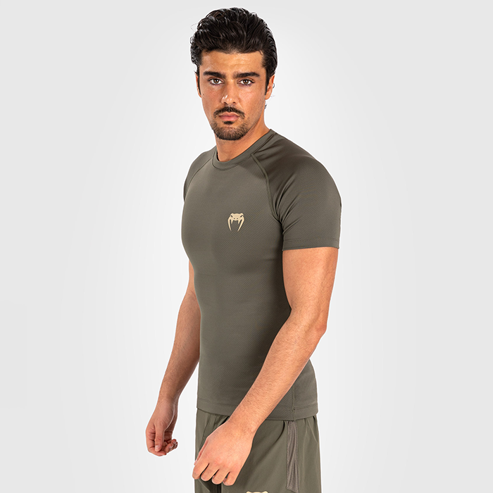 Venum CONTENDER Rashguard Shortsleeves, Khaki 15078
