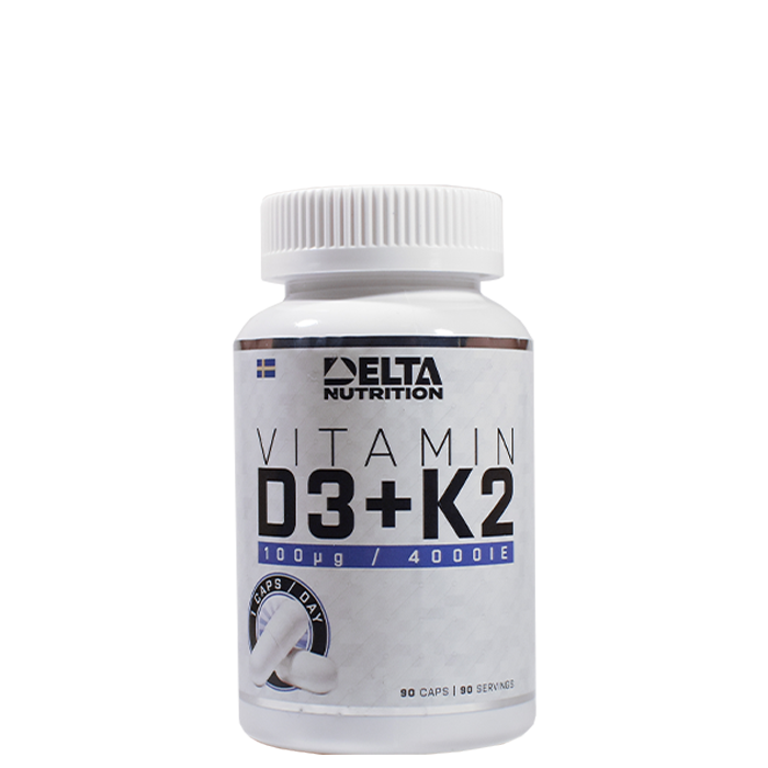 Delta Nutrition Vitamin D3 + K2 90 caps
