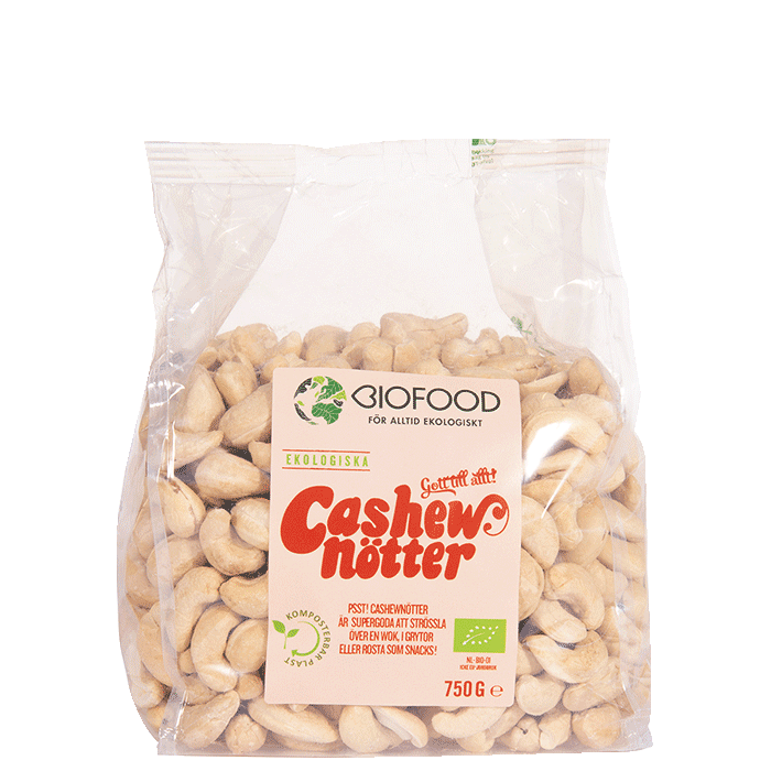 Cashewnötter hela 750 g