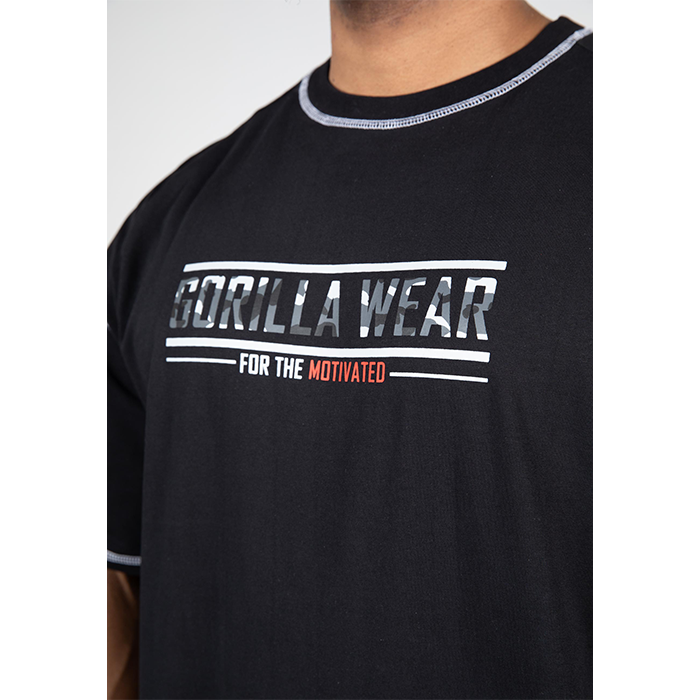 Saginaw Oversized T-Shirt, Black