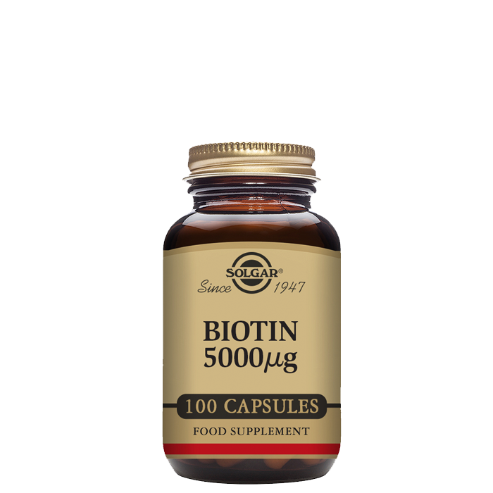 Solgar Biotin 5000 mcg 100 kapslar