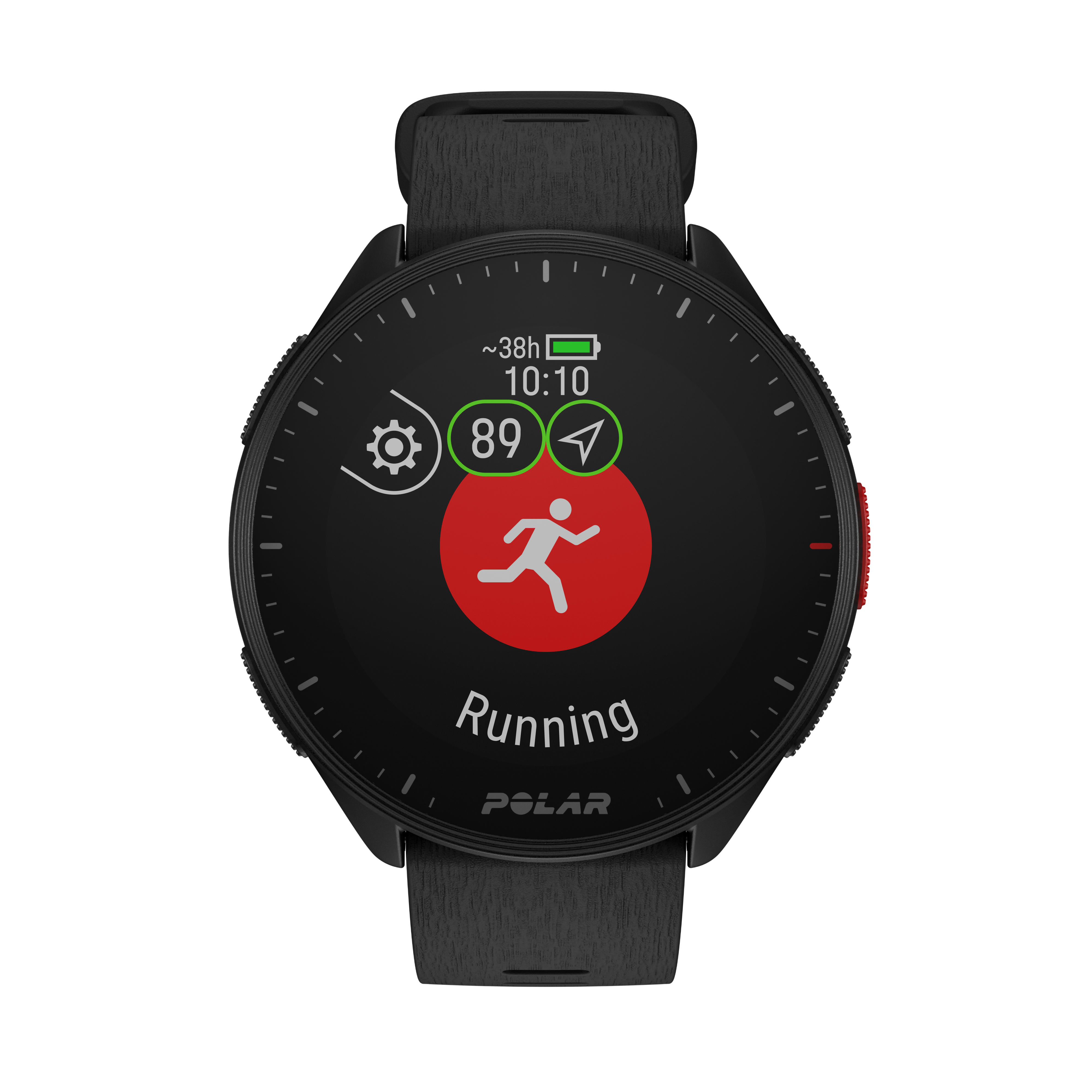 Träningsklocka Pacer Smartwatch Night Black