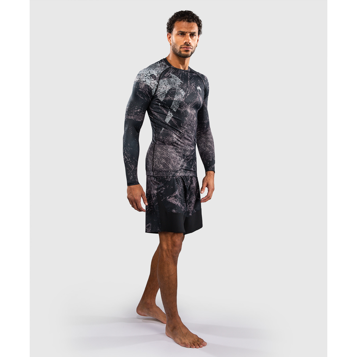Venum RAGE & WORKOUT Long Sleeve Rashguard Black/Grey