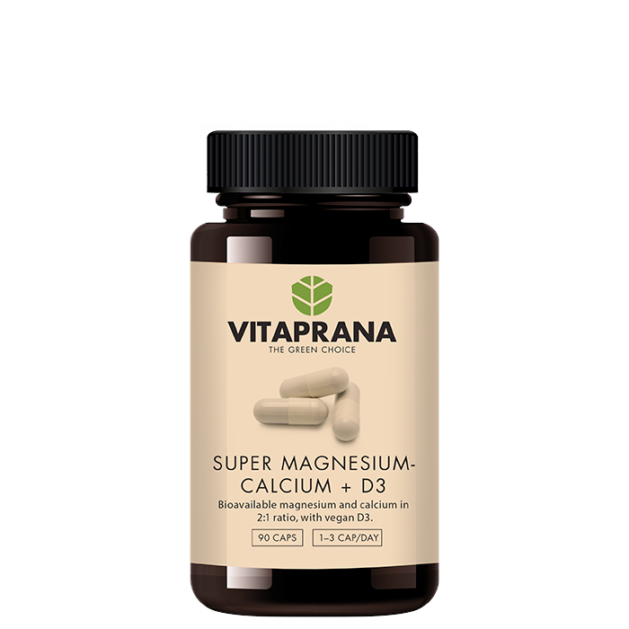 Vitaprana Super Magnesium Kalcium D3 90 kapslar