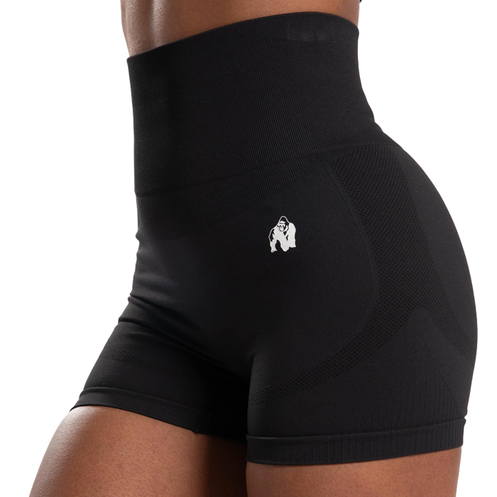 Olivia Seamless Shorts,Black