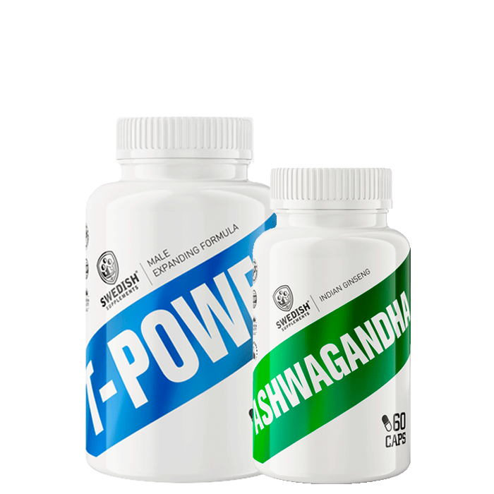 Ashwagandha 60 Kapslar T-Power Testo DAA 200 Kapslar