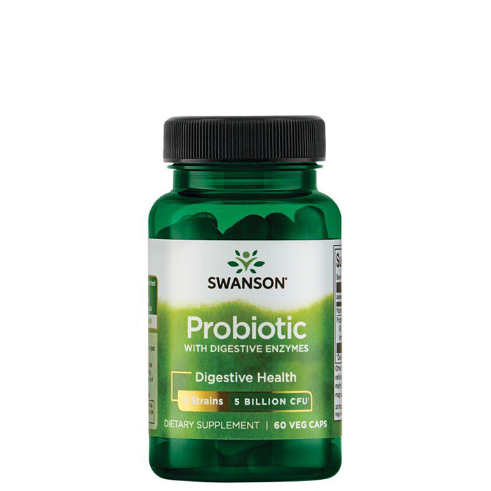 Probiotika med enzymer 60 kapslar
