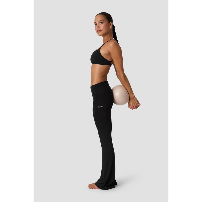 Luxe Utsv&auml;ngda Tights Mid Rise Svart
