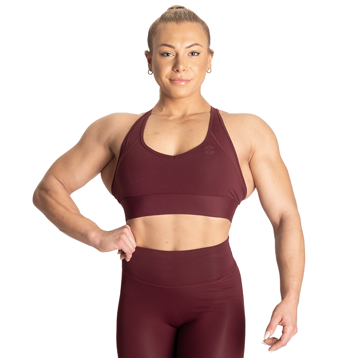 Core Sports Bra,Maroon