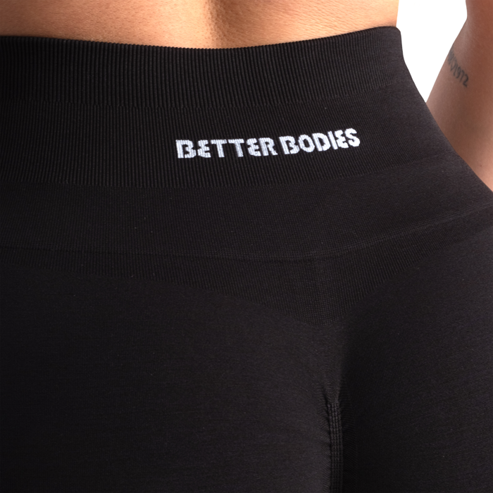 Scrunch Shorts Svart