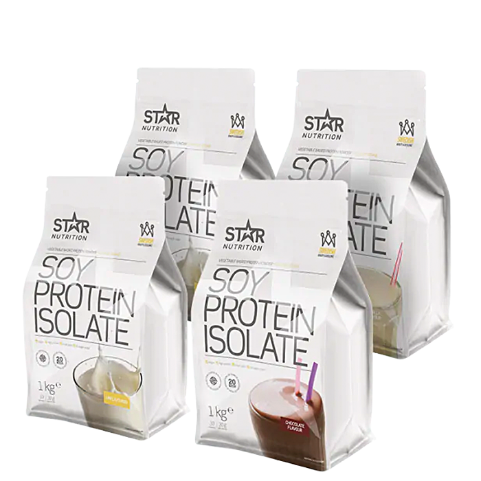 Mix&Match-4 x Soy Protein Isolate Sojaproteinisolat 1 kg