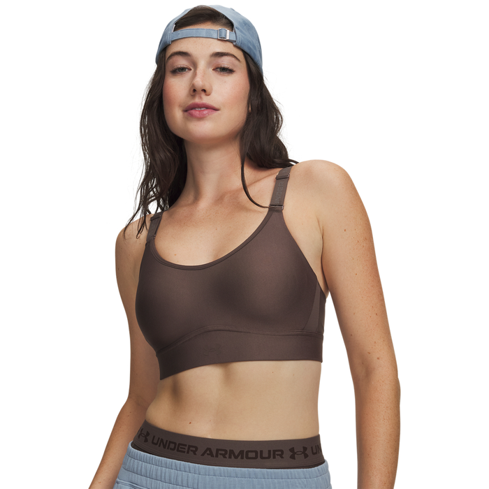 UA Infinity Mid 2.0 Bra Peppercorn