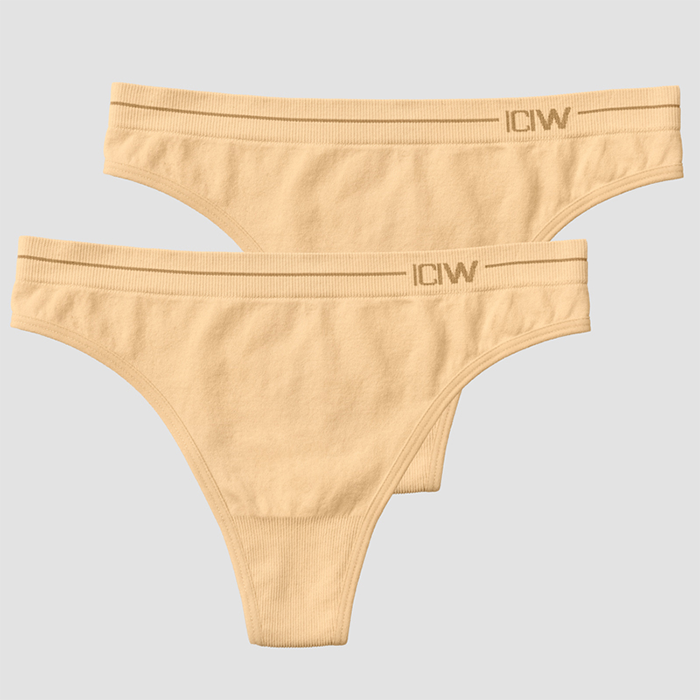 Everyday Seamless Trosa 2-pack Beige