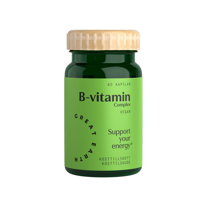 Great Earth B-vitamin Complex 60 tabletter