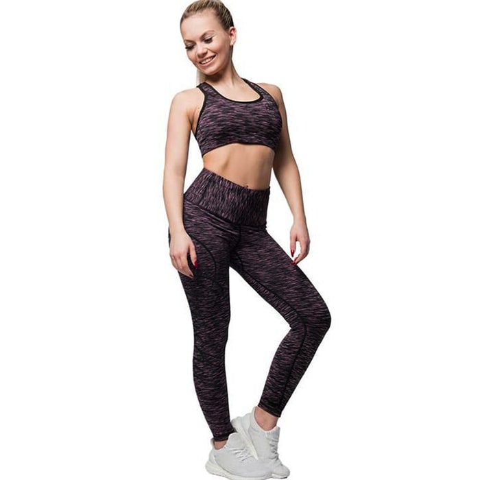Bild av Cushy Soft Legging, Black/Pink