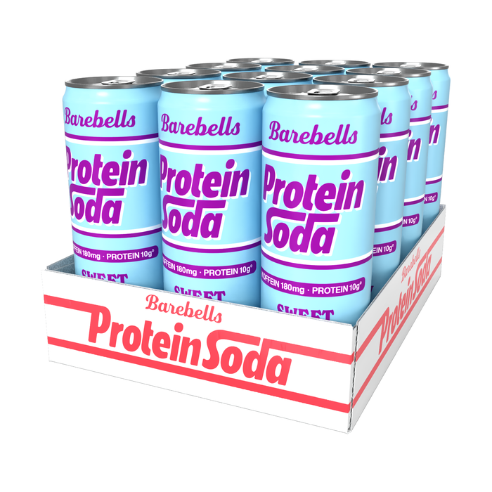 12 x Barebells Protein Soda 355 ml 2 kr pant