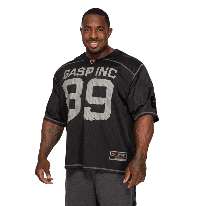 GASP No1 Football Tee Black