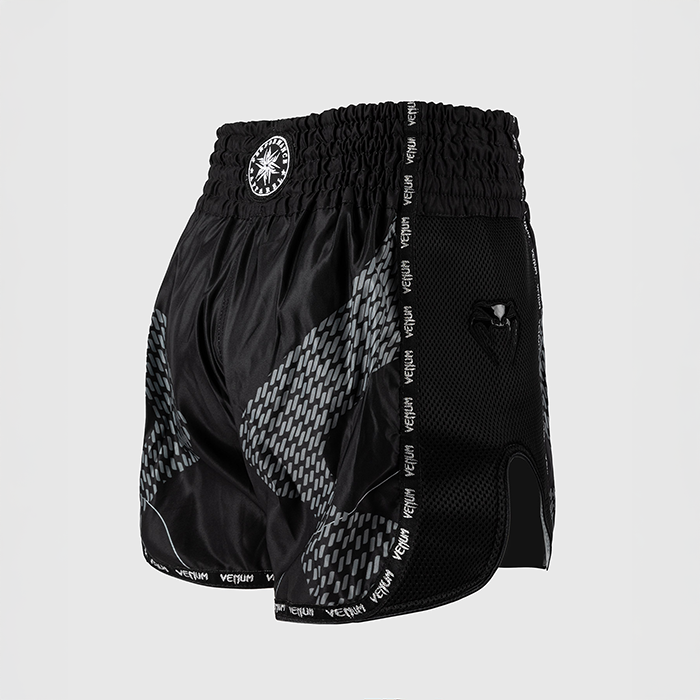 Nexus Muay Thai-Shorts Svart Silver