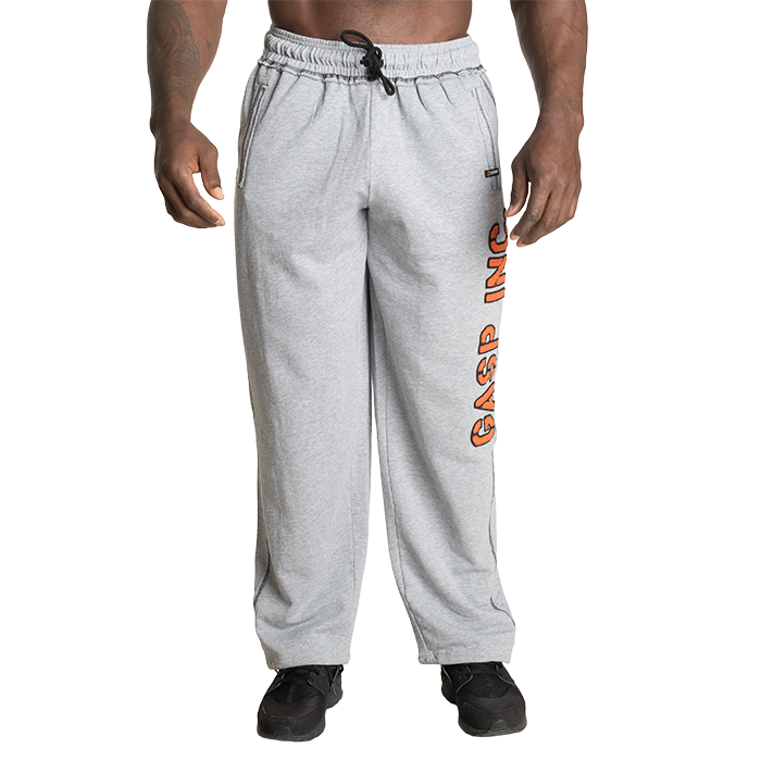 Division Sweatpant, Light Grey Melange/Flame 19444
