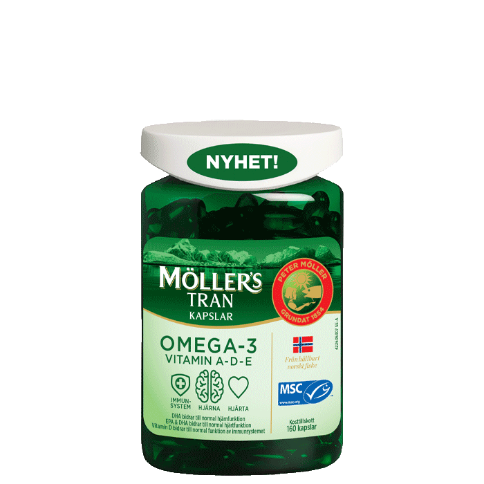 Möllers Omega-3 160 kapslar