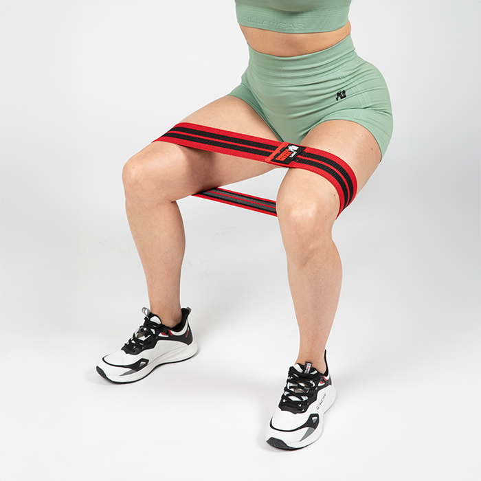 Glute Band 3 Pack Svart R&ouml;d Gr&aring;