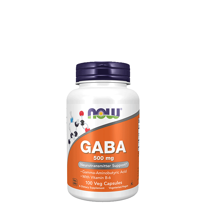 Now Foods GABA 500 mg 100 veg kapslar