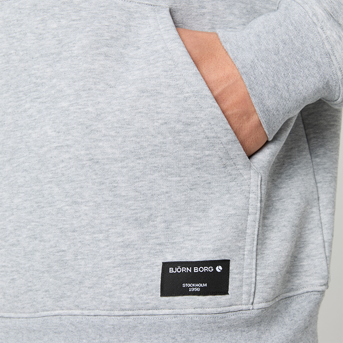 Centre Hoodie Ljusgr&aring;