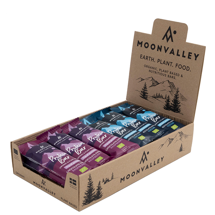 Moonvalley 18 x Proteinbar Chocolate Mixlåda 60 g