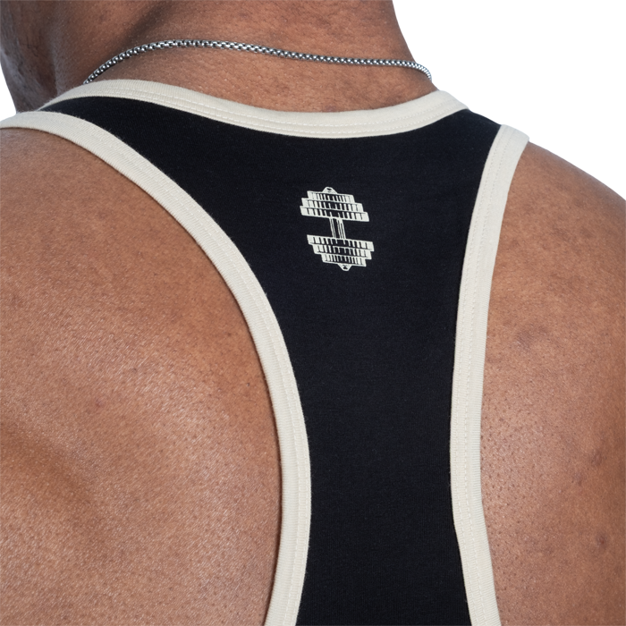 Legacy Essential T‑Back Linne Svart Beige