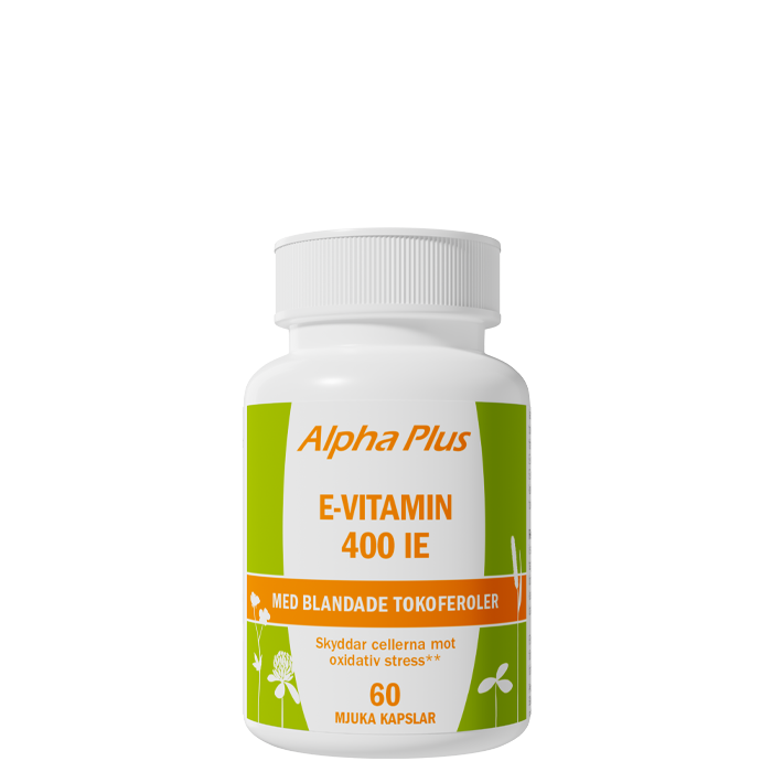 E-vitamin 400IE 60 mjuka kapslar