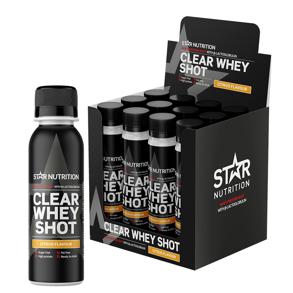 12 x Clear Whey Vassleprotein Shot 100 ml