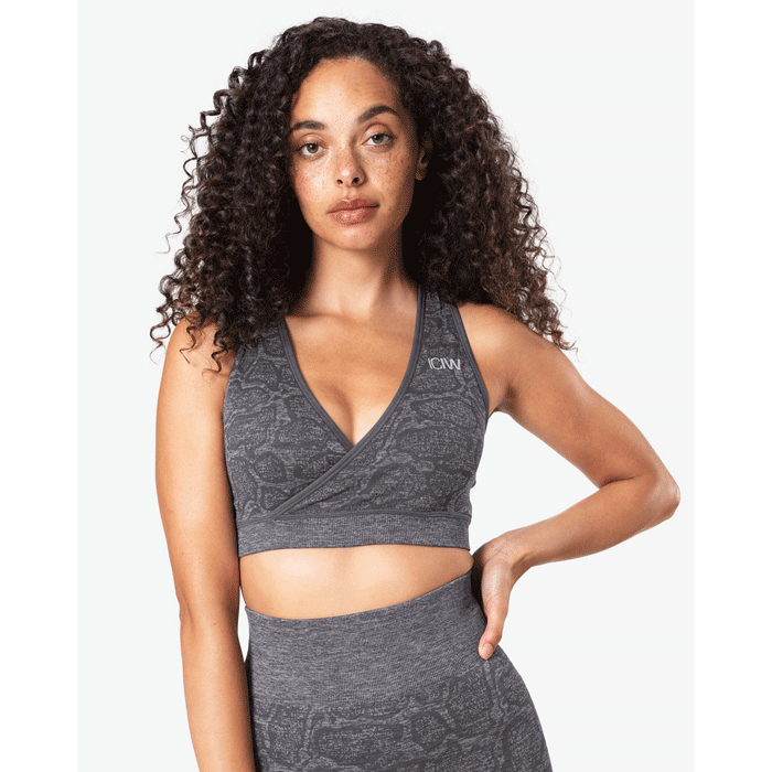 Bild av Snake Seamless Sports Bra, Graphite