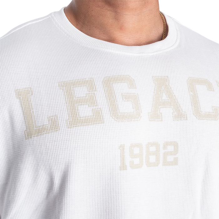 Legacy Thermal T‑Shirt Vit Beige