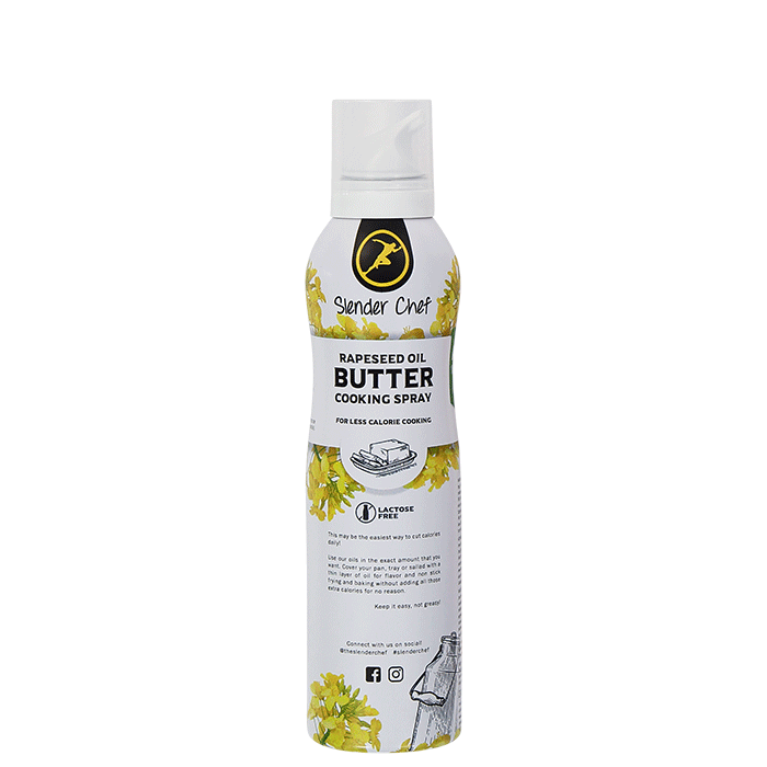Läs mer om Slender Chef Cooking Spray, 200 ml, Butter