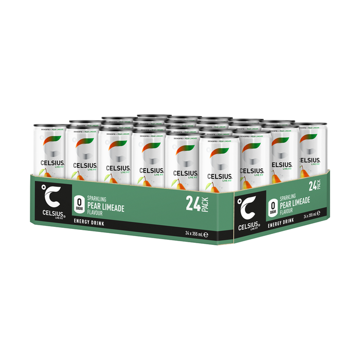 24 x Celsius, 355 ml, Pear Limeade