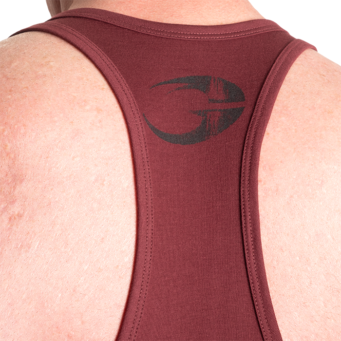 Essential T-Back Linne M&ouml;rkr&ouml;d