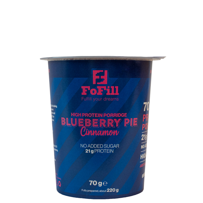 FoFill Meal, 70 g, Blueberry Pie Cinnamon